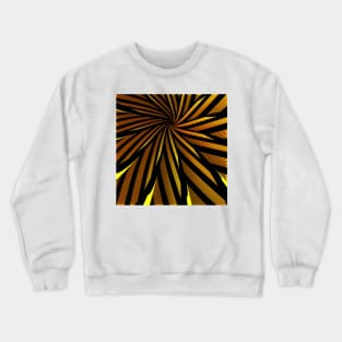 Gold/Black Spirals Crewneck Sweatshirt
